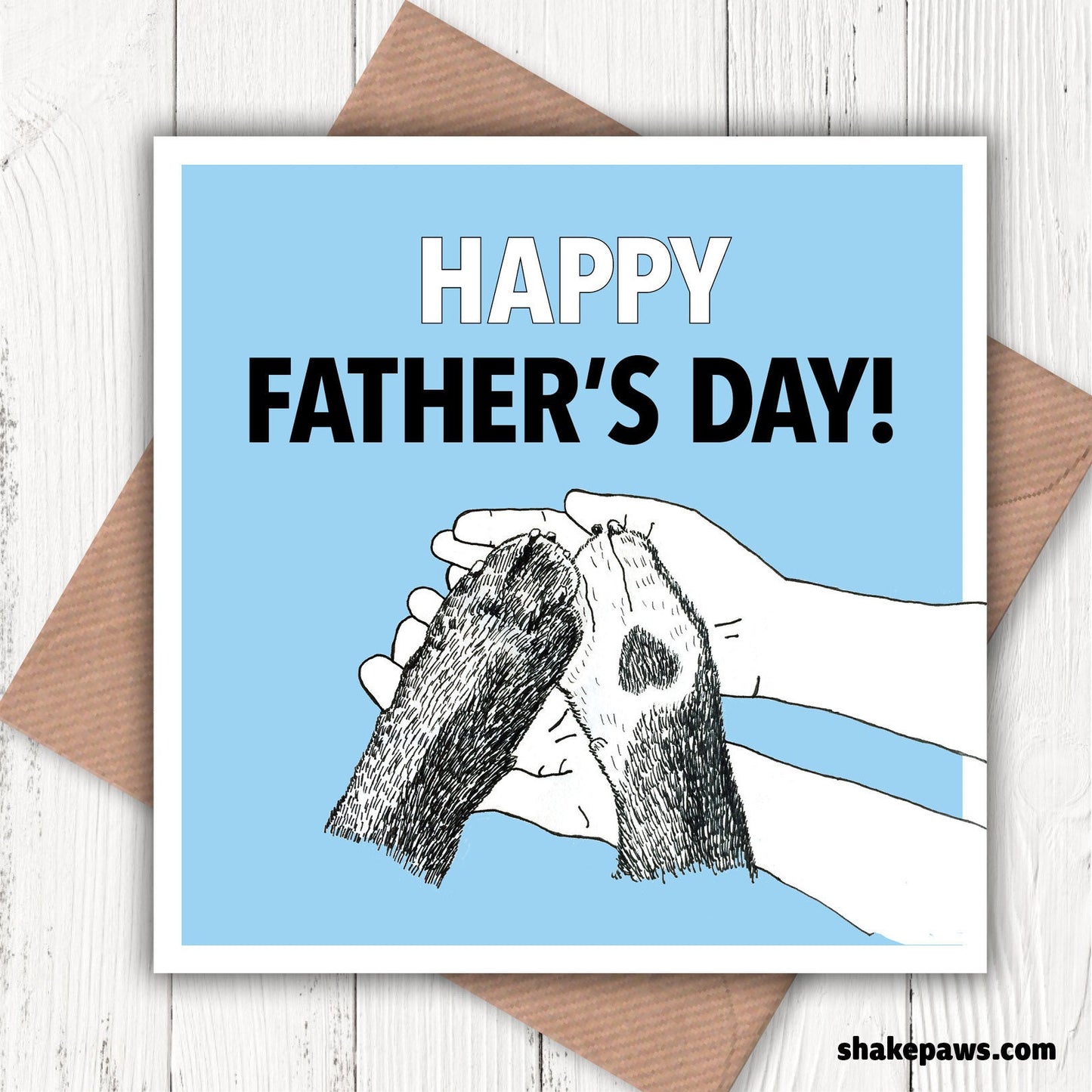 NEW! Give yer Pa a Paw! Happy Father’s Day greetings card