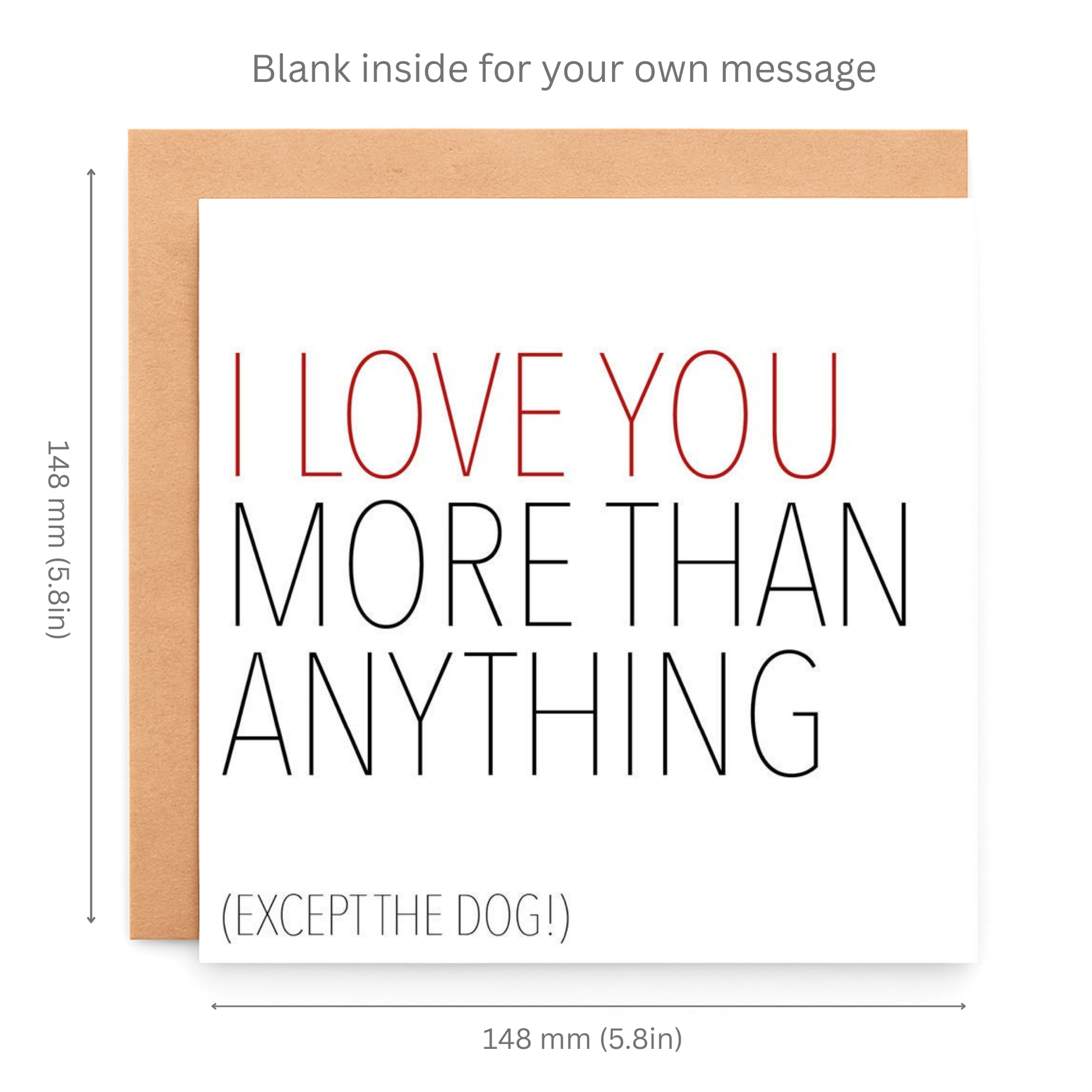 I love you greeting card