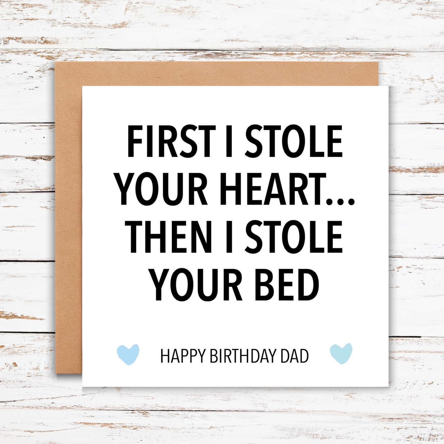 Funny Happy Birthday Card From The Dog, Greeting Card For Dog Dad