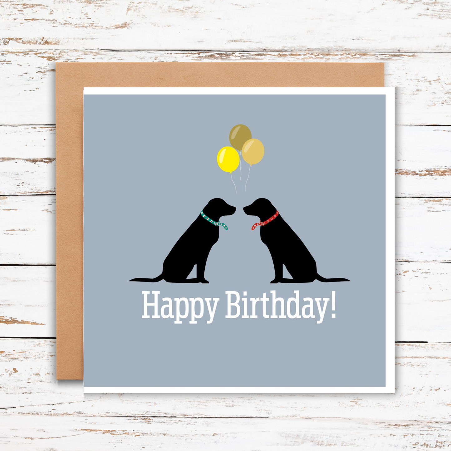 Happy Birthday Card For Dog Lovers, Black Labrador Birthday Card