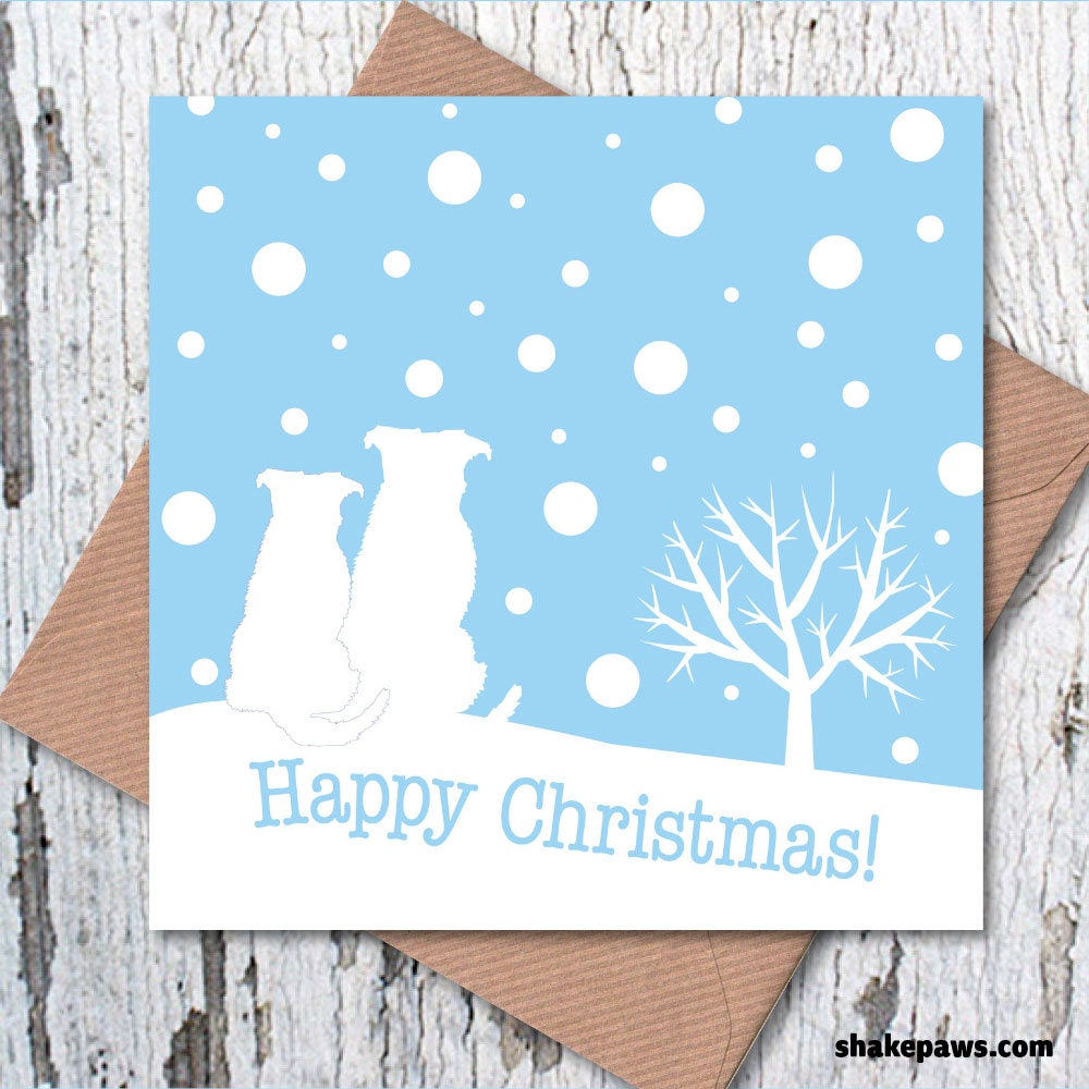 Exclusive! Christmas cards for dog lovers – pack of four unique designs