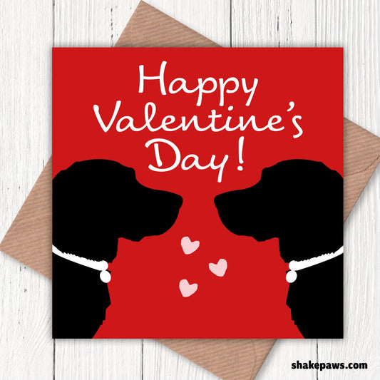 Happy Valentine’s Labrador print,